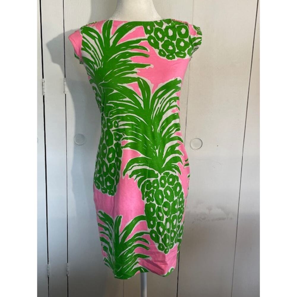 Lilly‎ Pulitzer Women's Summer Dress Size XS Green & Pink